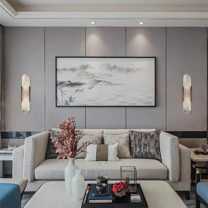 Aplique de Parede LED Preta e Dourada – Elegância Moderna e Design Chic 