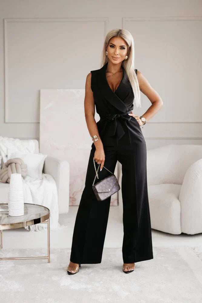 Natacha | Combinazione Elegante – Scollo Incrociato E Vita Sottolineata 