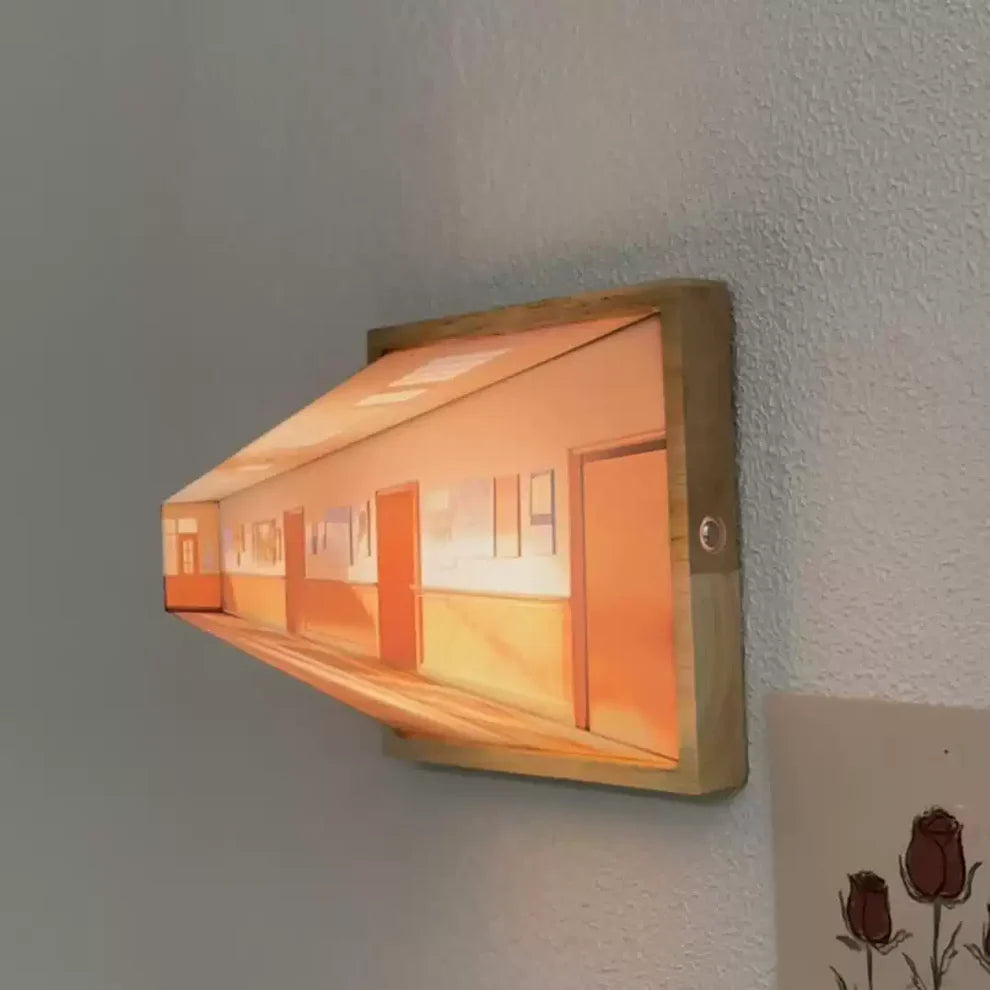 Decorative Wall Lamp – 3D Visual Illusion 