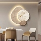Duża Zegar Ścienny – Nowoczesny Design i Ambientowe Światło LED 