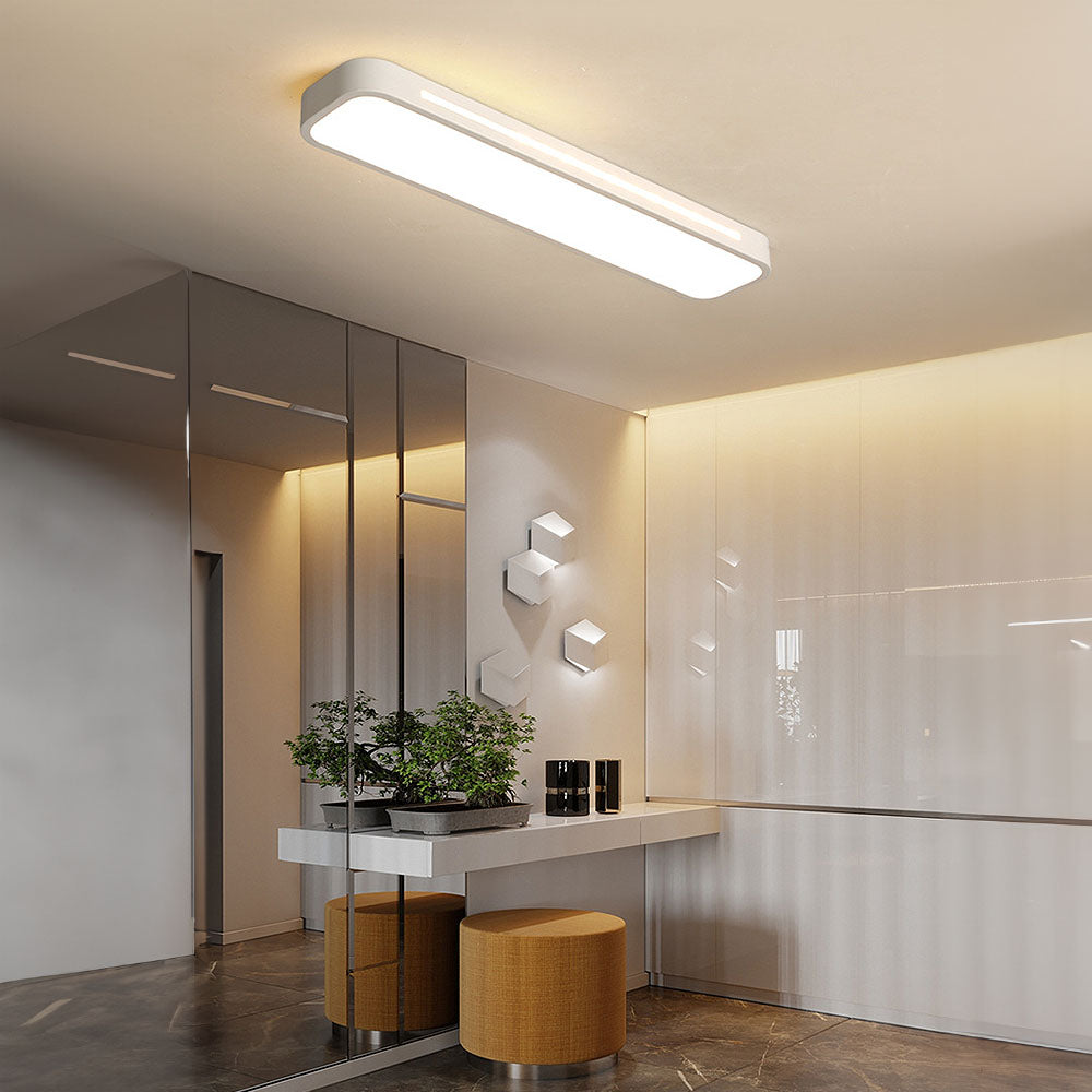 Luminária de teto LED Minimalista – Iluminação Moderna e Discreta 