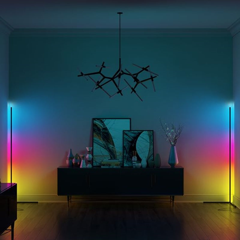 Lampa LED kątowa – Oświetlenie nastrojowe i minimalistyczny design 