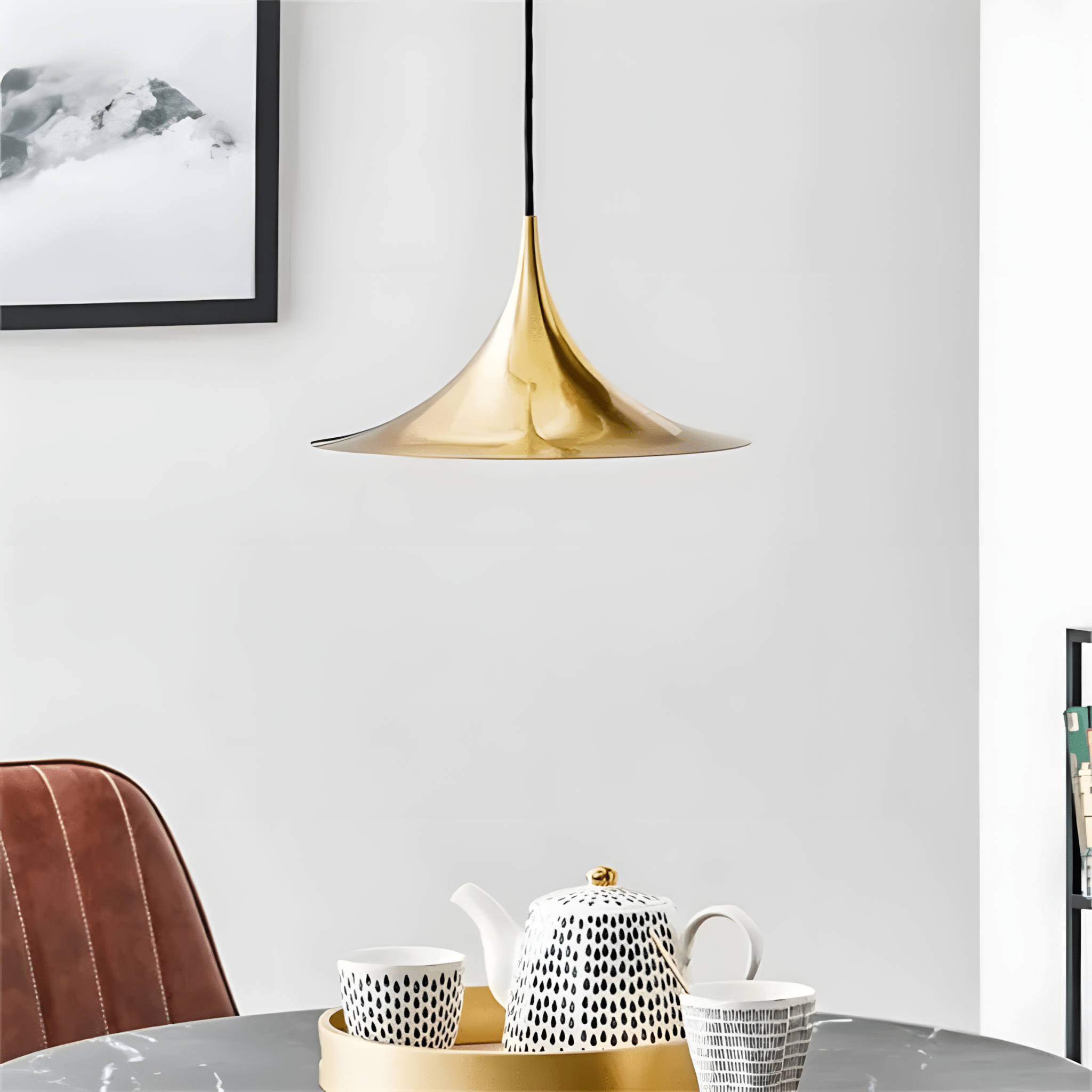 Lâmpada Suspensa de Design Escandinavo – Elegância e Modernidade 