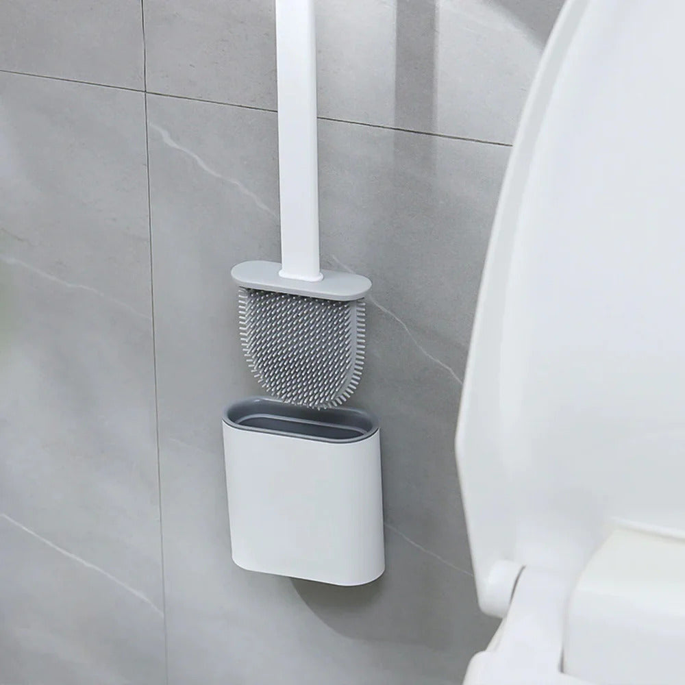 シリコン製の柔軟なトイレブラシ – 耐久性と抗菌設計 