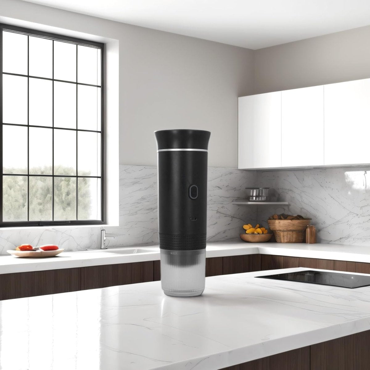 Máquina de Café Portátil 3-em-1 – Ideal Para Escritório, Casa e Exterior 