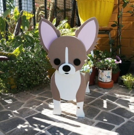 Originaler Blumentopf — Hundform 