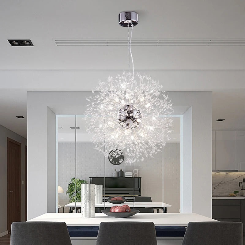 Křišťálový závěsný lustr – Nadčasová elegance a lesk 