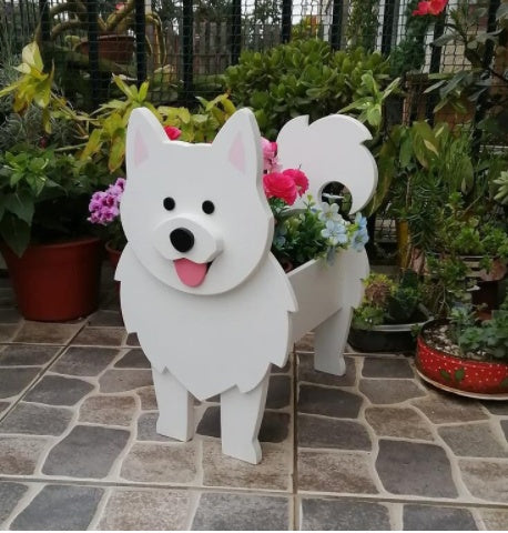 Originaler Blumentopf — Hundform 