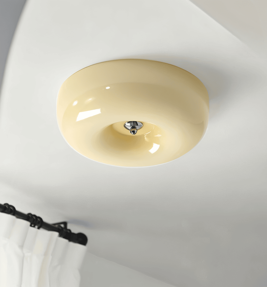 Skandinávské skleněné stropní svítidlo - moderní dekorace a snadná instalace
