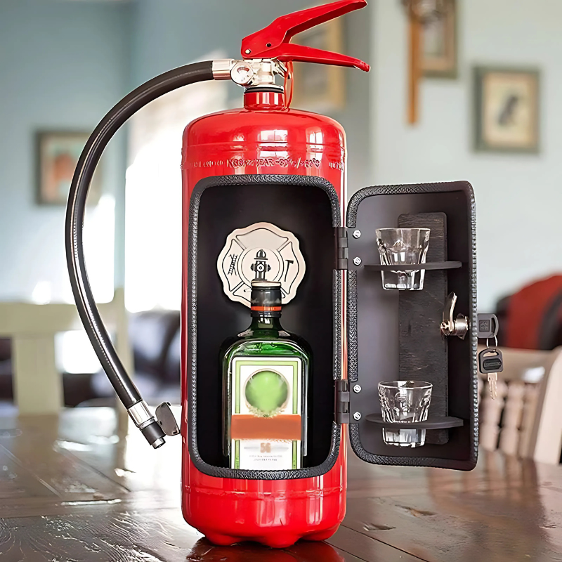 Mini Bar Estintore – Ripostiglio Insolito Per Le Tue Bottiglie 