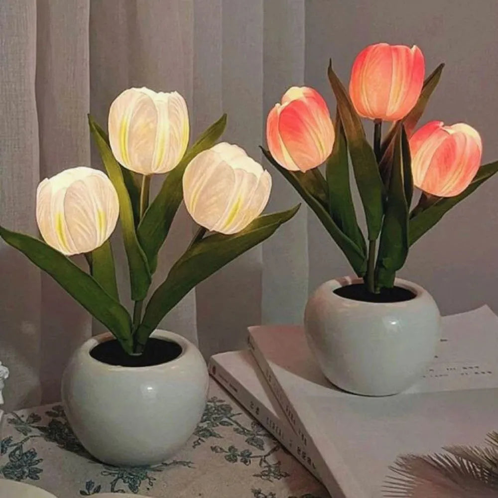 Lampada Decorativa Tulipano – Atmosfera Calda e Raffinata 
