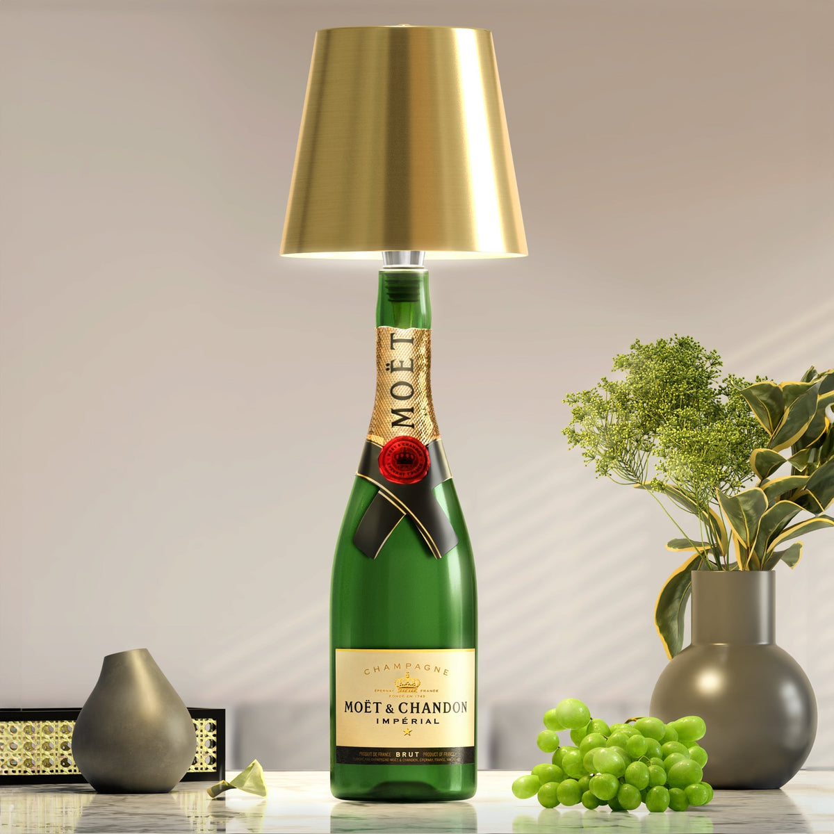 Oplaadbare LED Lamp – Transformeer Uw Flessen In Verlichting 