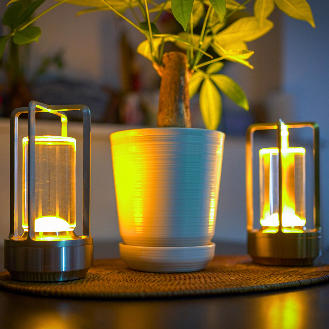 Dobíjacia stolná lampa – Tlmené svetlo a nadčasový štýl 