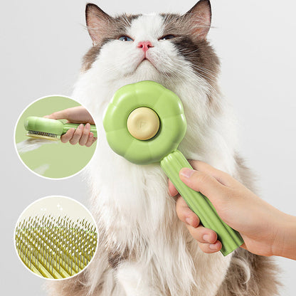 Animal hairs cleansing brush