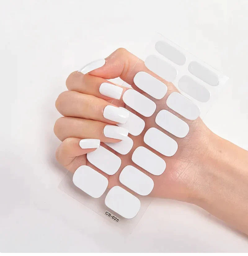 Juego de uñas de pegatinas