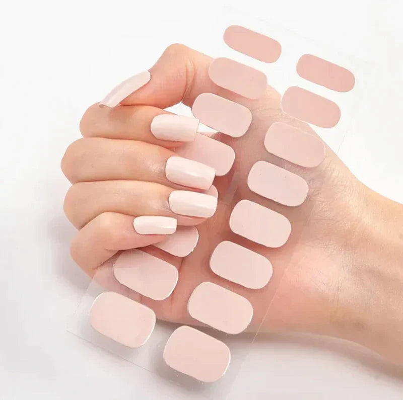 Juego de uñas de pegatinas