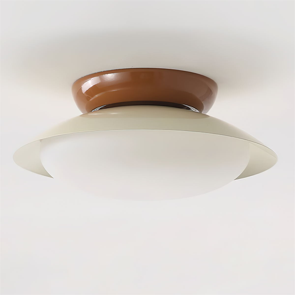 Plafonieră LED rotundă - strălucire naturală și eleganță discretă