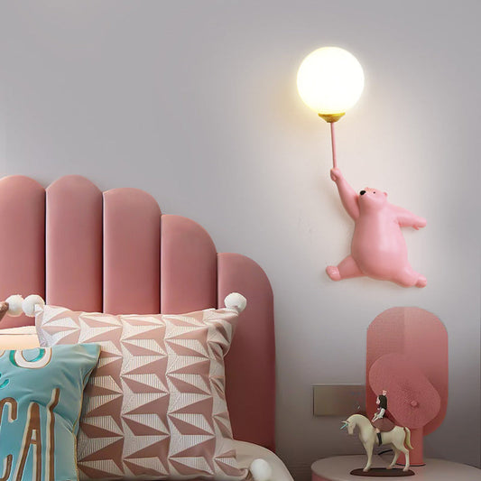 Lâmpada de Parede Balão – Doçura e Fantasia para o Quarto 