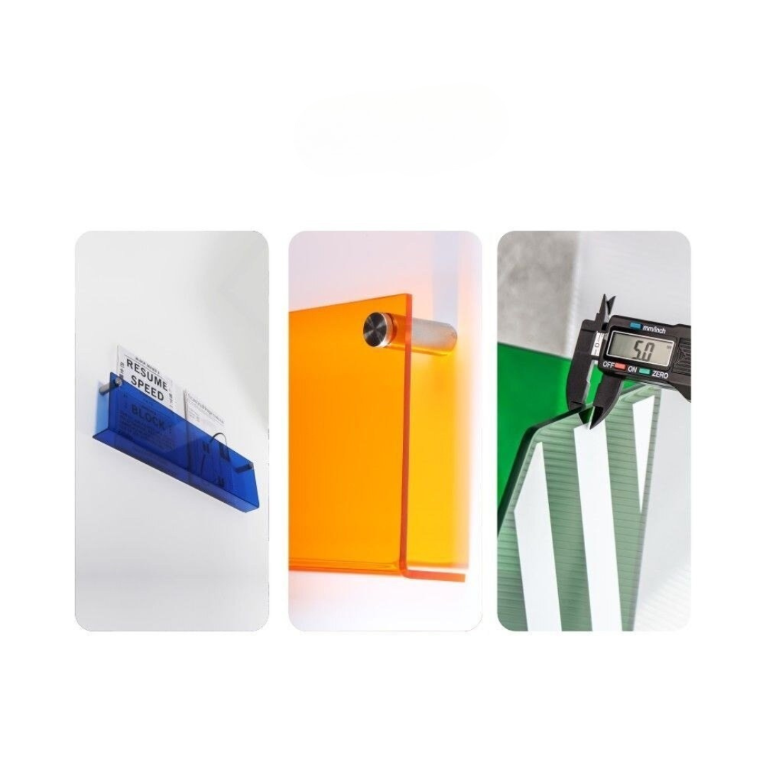 Væghylde Magazineholder Transparent – Chic Og Moderne Design 