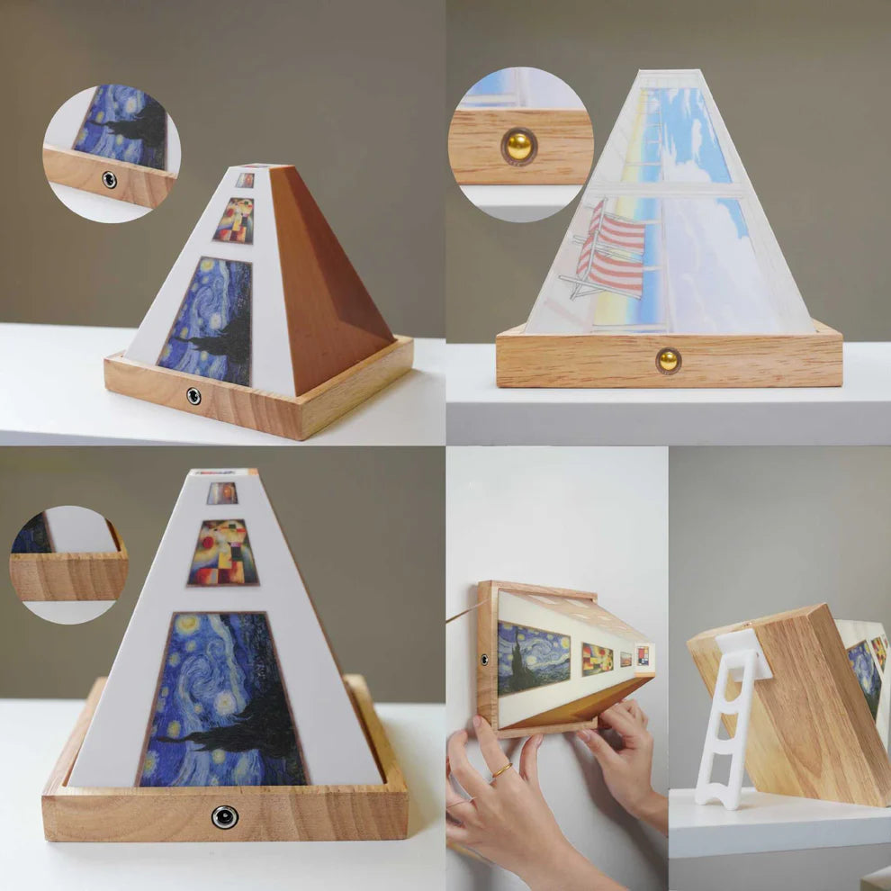 Decorative Wall Lamp – 3D Visual Illusion 