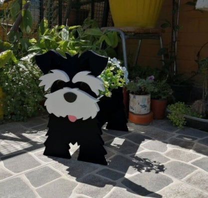 Originaler Blumentopf — Hundform 