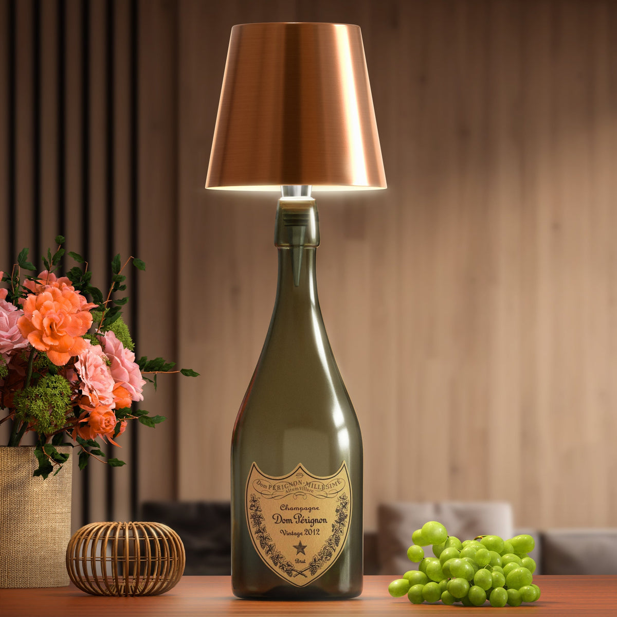 Oplaadbare LED Lamp – Transformeer Uw Flessen In Verlichting 