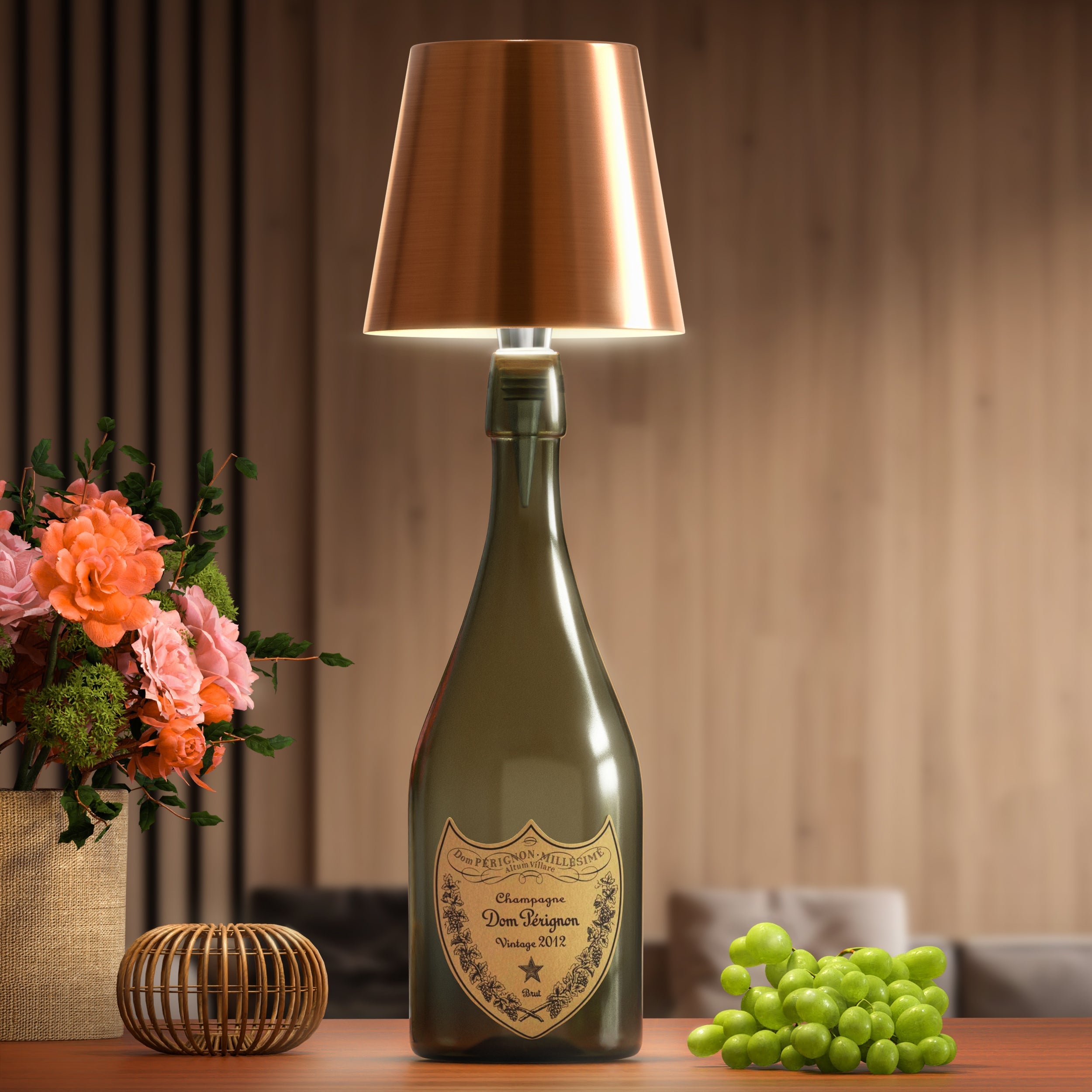 Oplaadbare LED Lamp – Transformeer Uw Flessen In Verlichting 