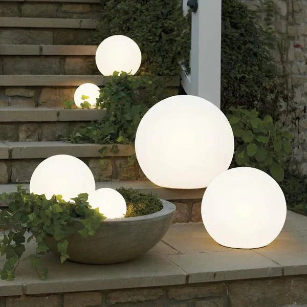 Kabellose Außen-Sphärenlampe – Elegante und mobile Beleuchtung 
