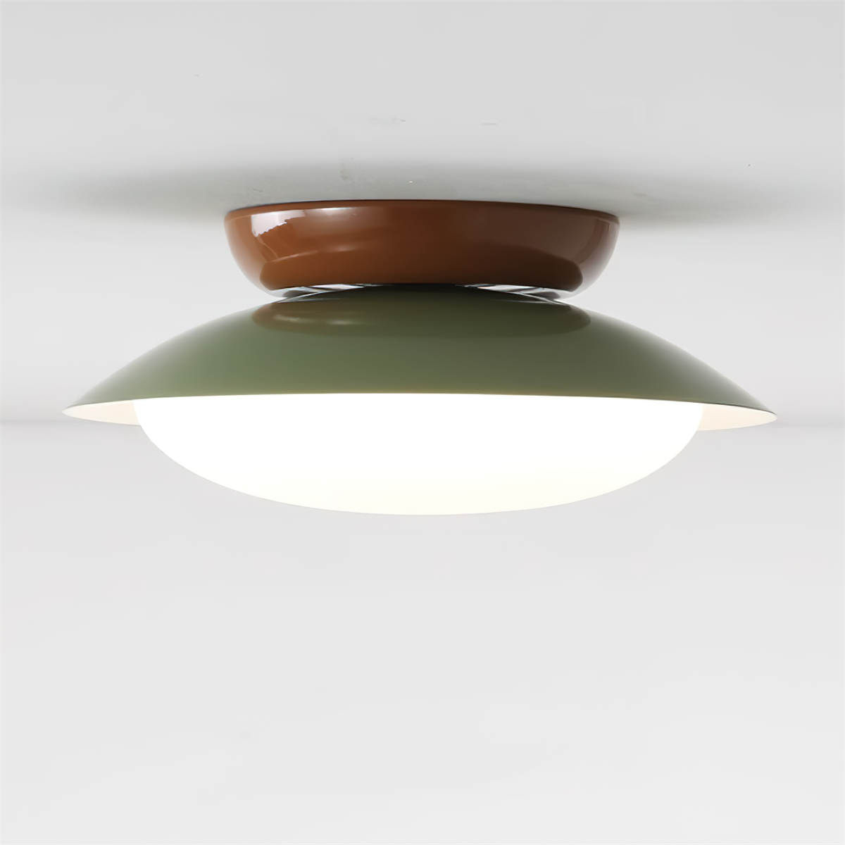 Plafonieră LED rotundă - strălucire naturală și eleganță discretă