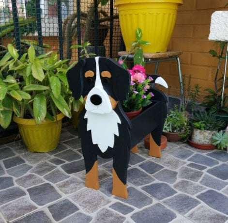 Originaler Blumentopf — Hundform 