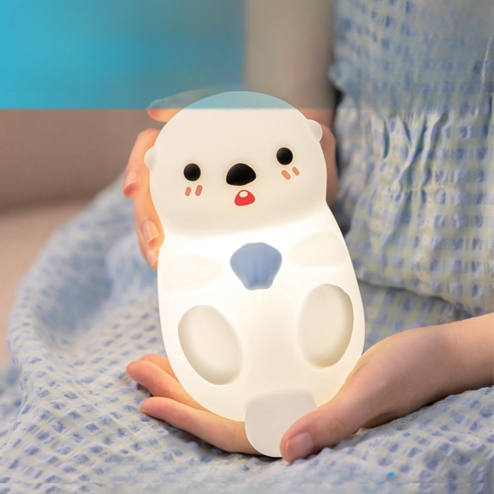LEDナイトライト – かわいいシリコンアシカ 