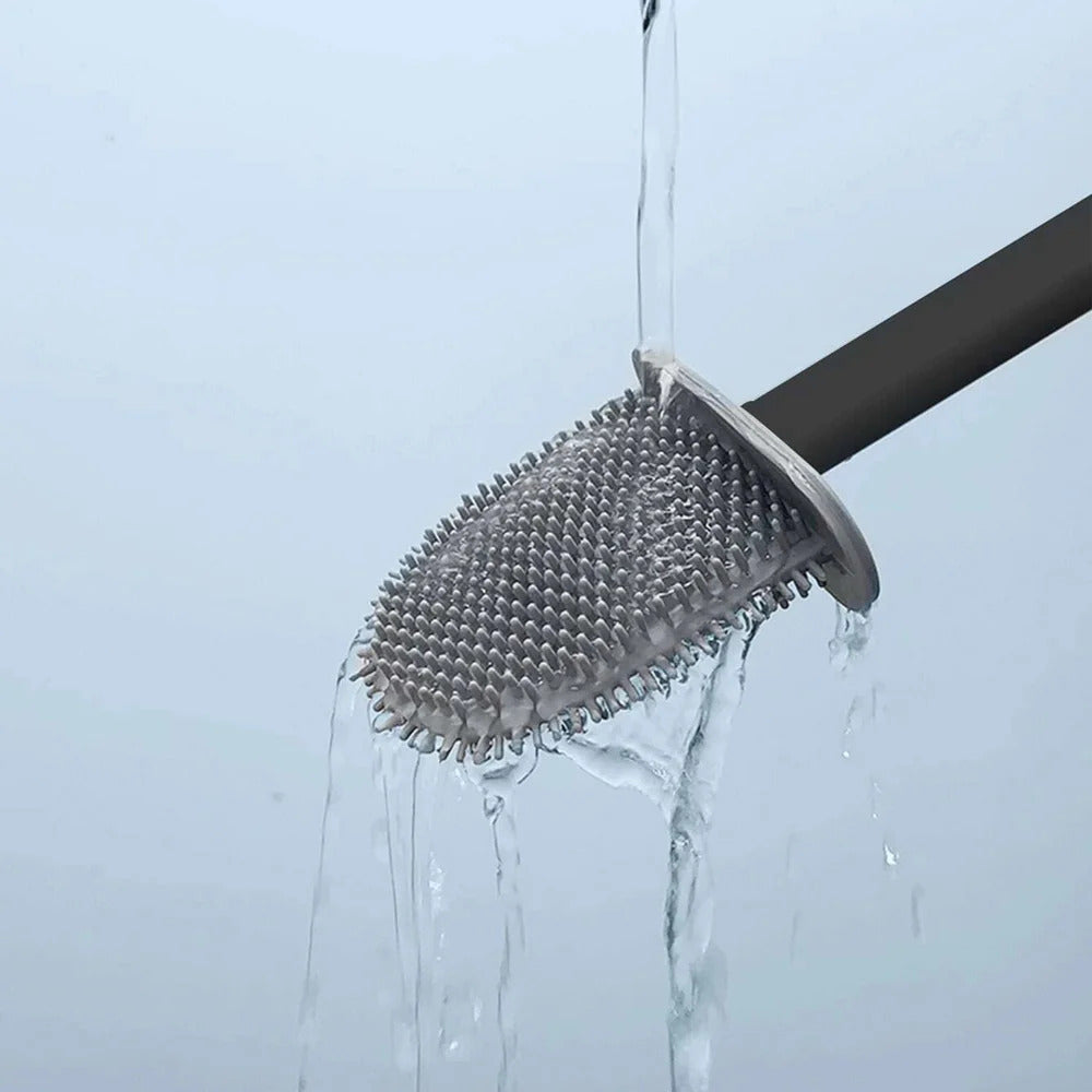 シリコン製の柔軟なトイレブラシ – 耐久性と抗菌設計 