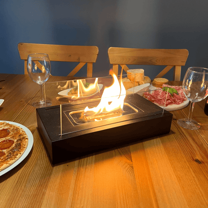 Elegant bioethanol table fireplace